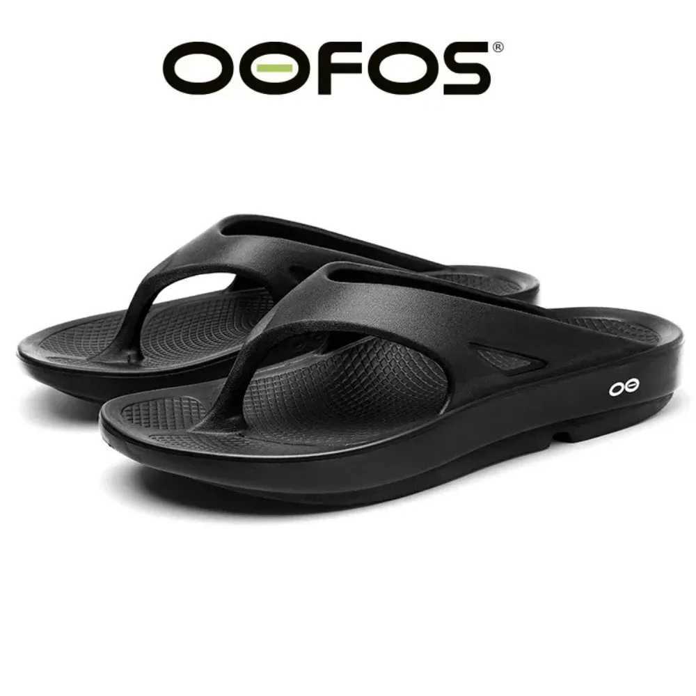 OOFOS New Lightweight Slippers for Men and Women Soft Sole Indoor Home Slippers Sandals Lightweight Beach Shoes Original SandalsC250408