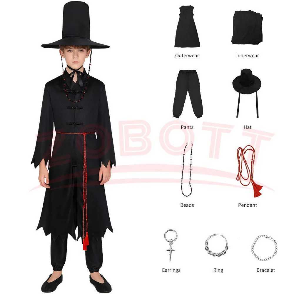 Anime K-POP Devil Saga Boys Jinu Role Play Party Saja Cosplay Costume Boys Jinu Halloween Party Carnival Costume Outfit Suit K251107