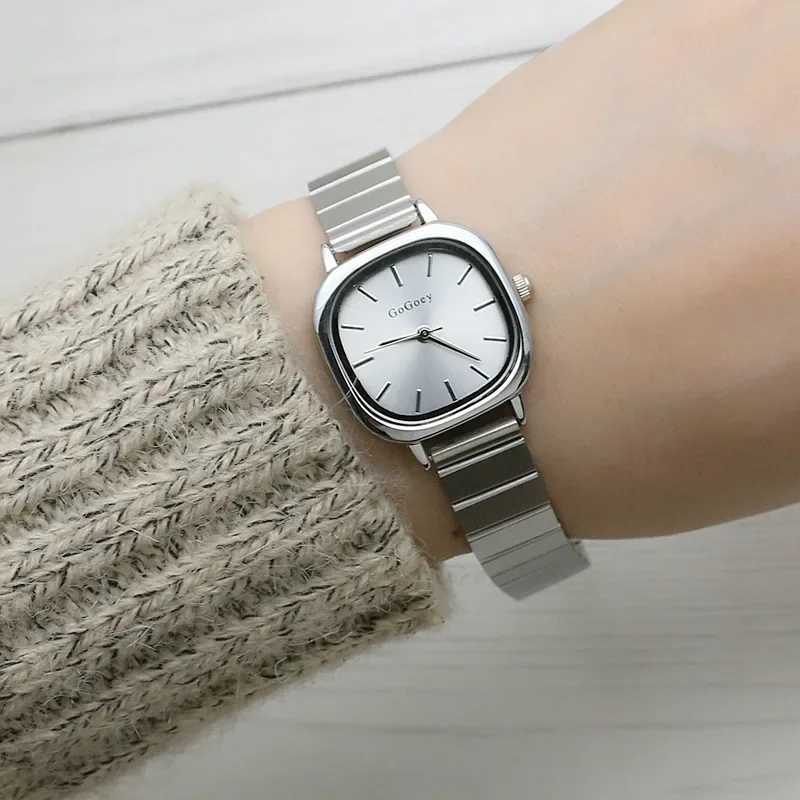 2025 New Luxury Womens Quartz Watch Fashion Pure Gold Womens Stainless Steel Watch Gift Direct Shipping Montre FemmeT250408