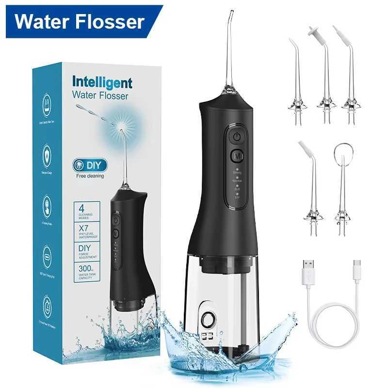 Dental irrigator sink threaded teeth pick-up oral cleaning machine USB charging canister M250408