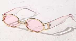 Manufactory Direct Retro Metal PC Oval Steampunk Small Frame Eyewear Uv400 Shades Sunglasses