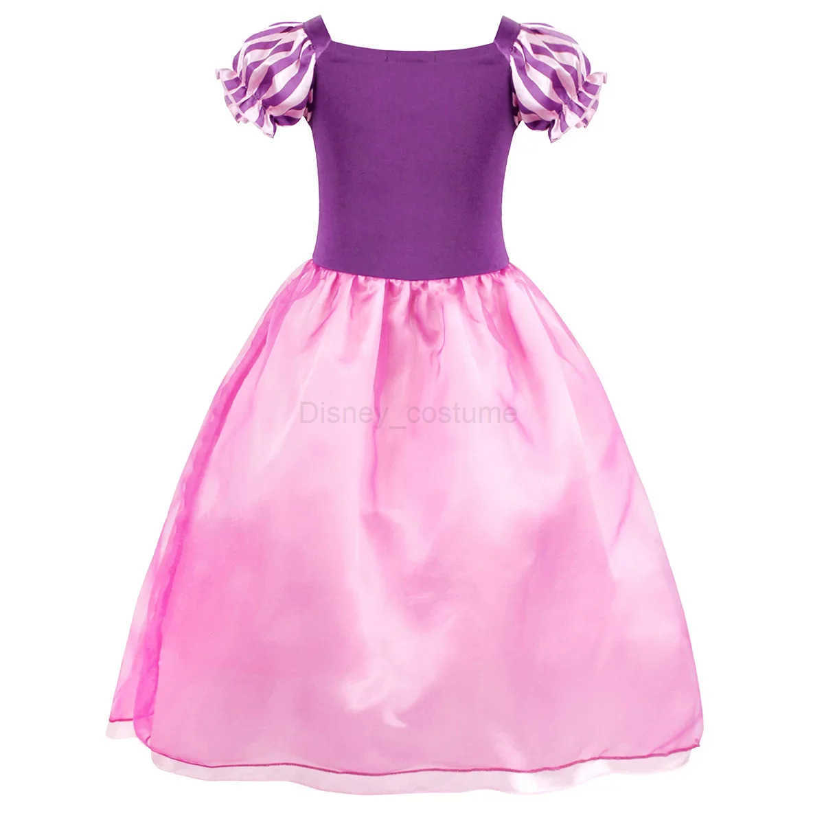 Disney Rapunzel Princess Dress Costume For Kid Girl Halloween Cosplay Puff Sleeve Birthday Party Dresses Gowns Children Clothes X2504081