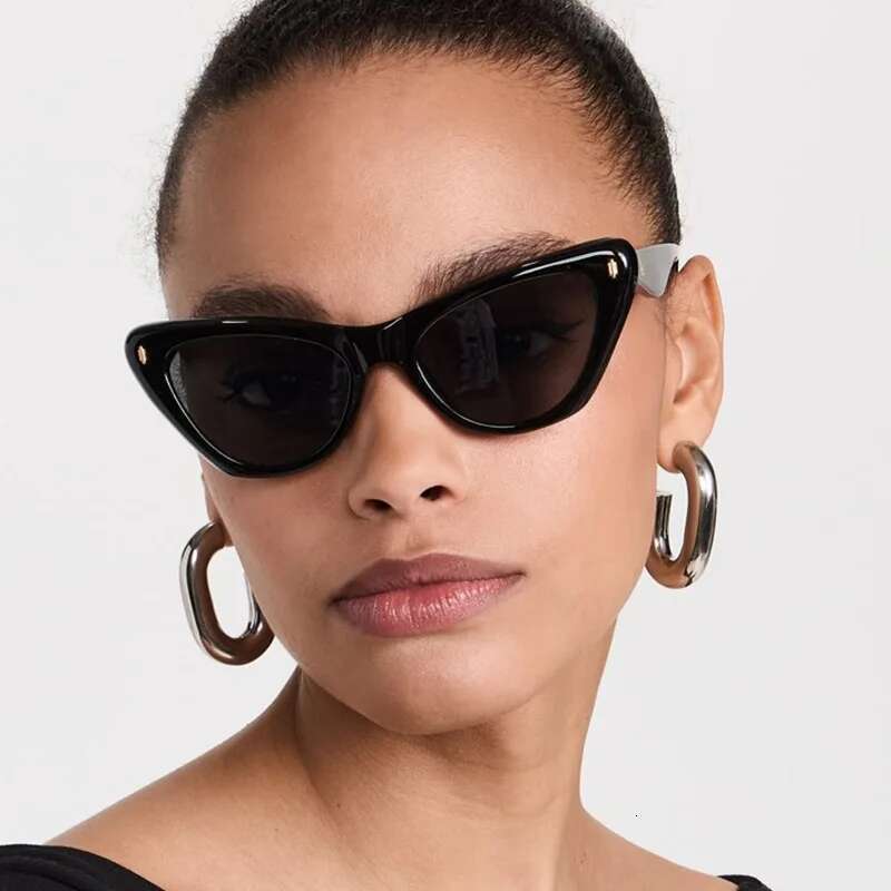 Small Frame Cat Eye Super Cool Tide Concave Shape Street Shooting Personality Sunglasses Female All-match Fashion