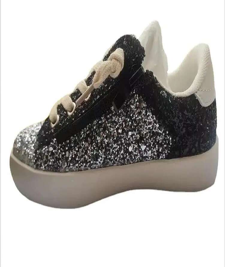 Xiaobai 2025 Four Seasons New Youth Boys Colorful Glitter Sports Single Casual Board Shoes Designer Trendy Casual Shoes1