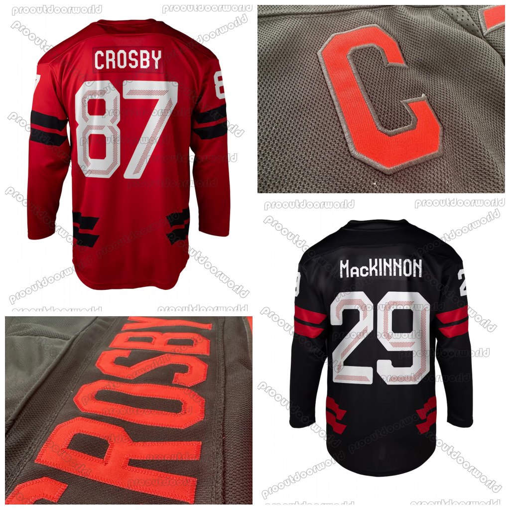2026 Canada Hockey Jersey Sidney Crosby McDavid Brayden Point Sam Reinhart Nathan MacKinnon Cale Makar Sweater Custom Double-Reinforced Stitching Casual Wear
