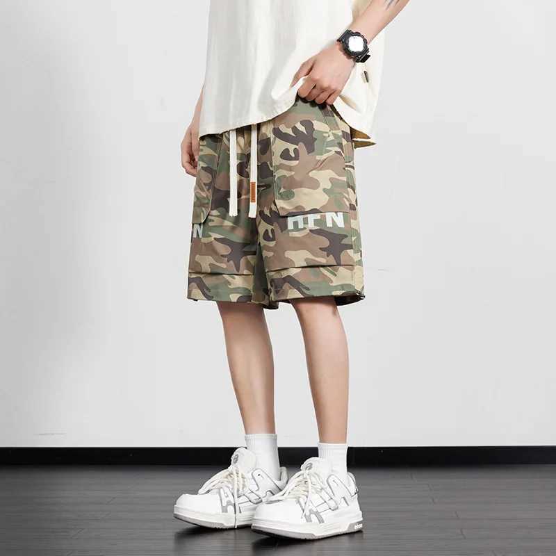 New summer mens cotton camouflage shorts mens casual clothing denim beach jogging shorts mens hot direct transportXJ250407