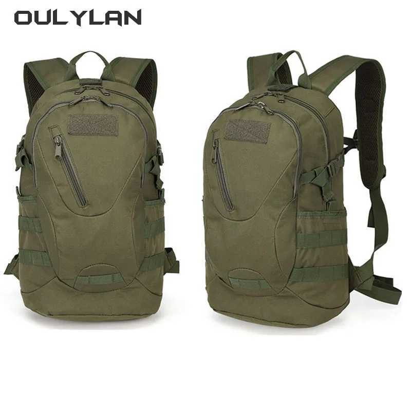 OULYLAN Small Tactical Backpack Camping Hiking Camping Backpack Bag Multifunctional Outdoor Travel Rucksack Hiking BagsC250407