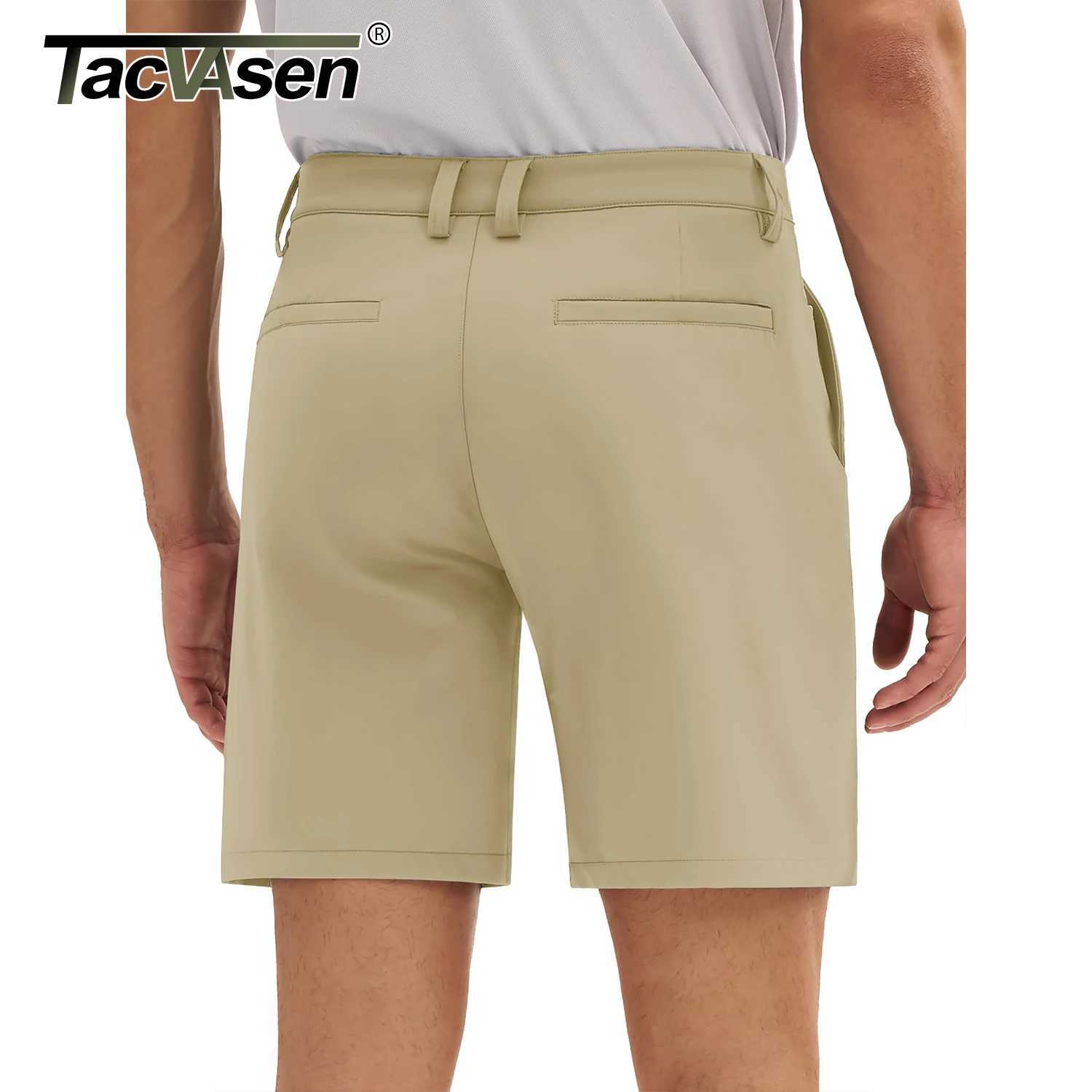 TACVASEN Summer Golf Shorts Mens 7 Quick Dry Lightweight Work Shorts Stretch Casual Shorts with 6 Pockets Waterproof Hiking W250407