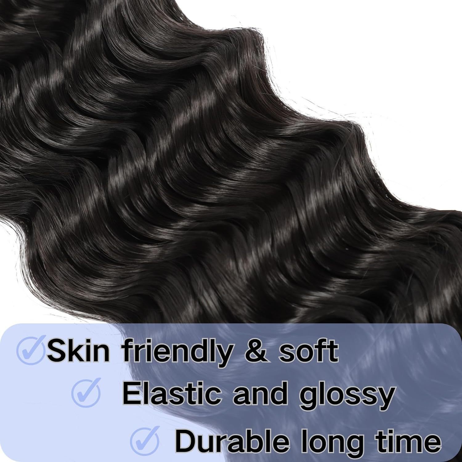 Sensationnel Human Hair Braids Empire Deep Bulk 18 - Boho Braids Long Lasting Soft Texture 241203
