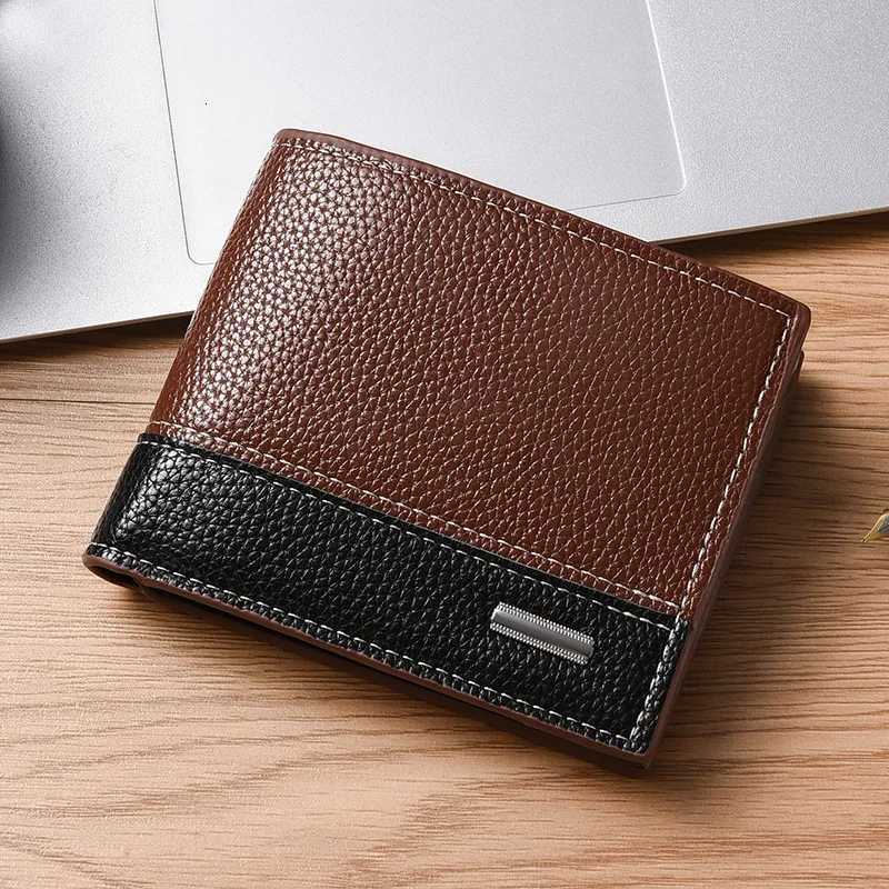 2025 PU Leather Men Wallets Male Bag Small Multifunctional Money Coin Purses Dollar Large Capacity Design Slim Casual Wallet H25110711