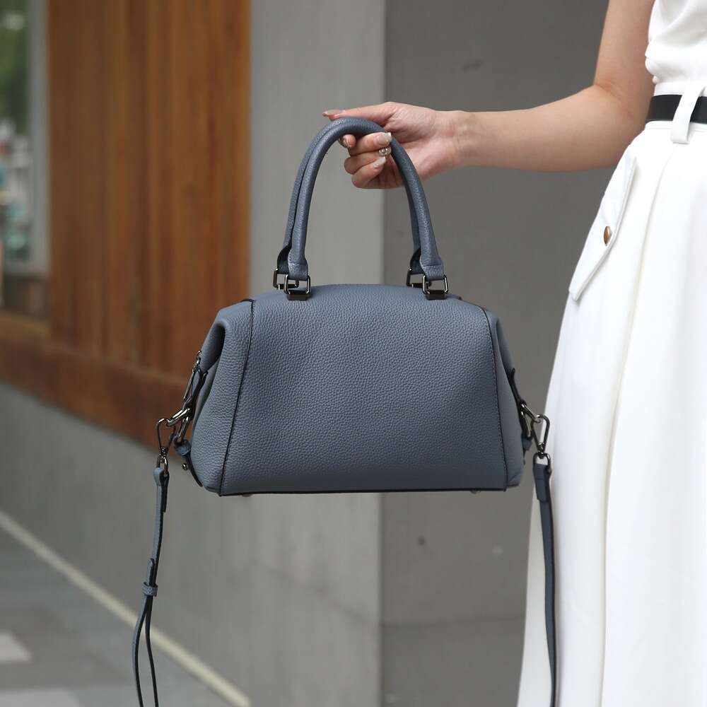 Luxury Bags Designer Niche New Versatile Togolese Top Cowhide Boston Style Cross Body Bag Stylish One Shoulder Tuote Tote