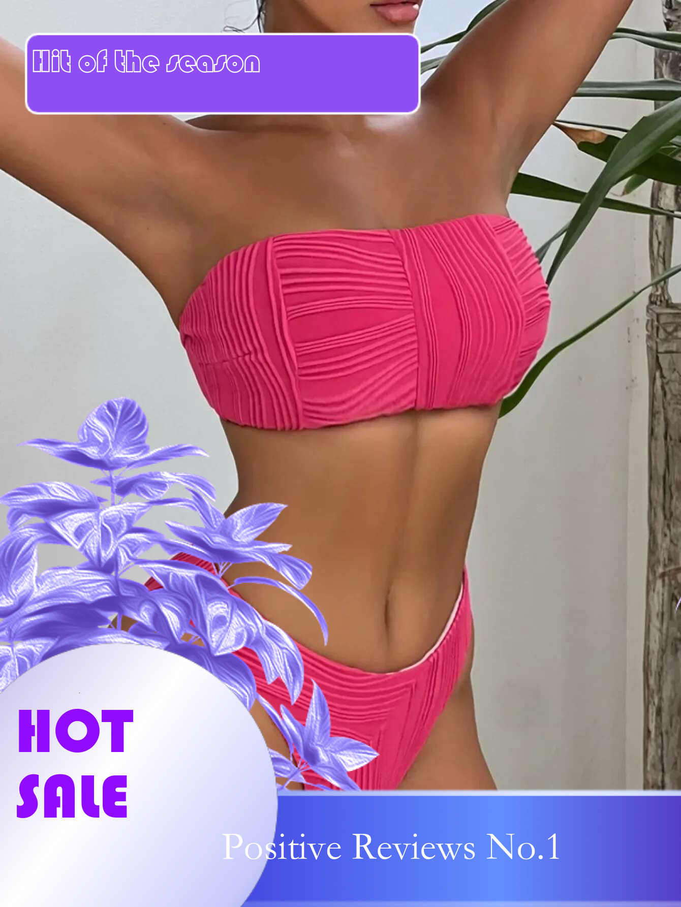 Dongdumaoyi Sexy Bandeau Bikini Women Black White D Striped Fabric Micro Swimwear Summer Lace Up Bathing Suit Push Swimsuit Biquini