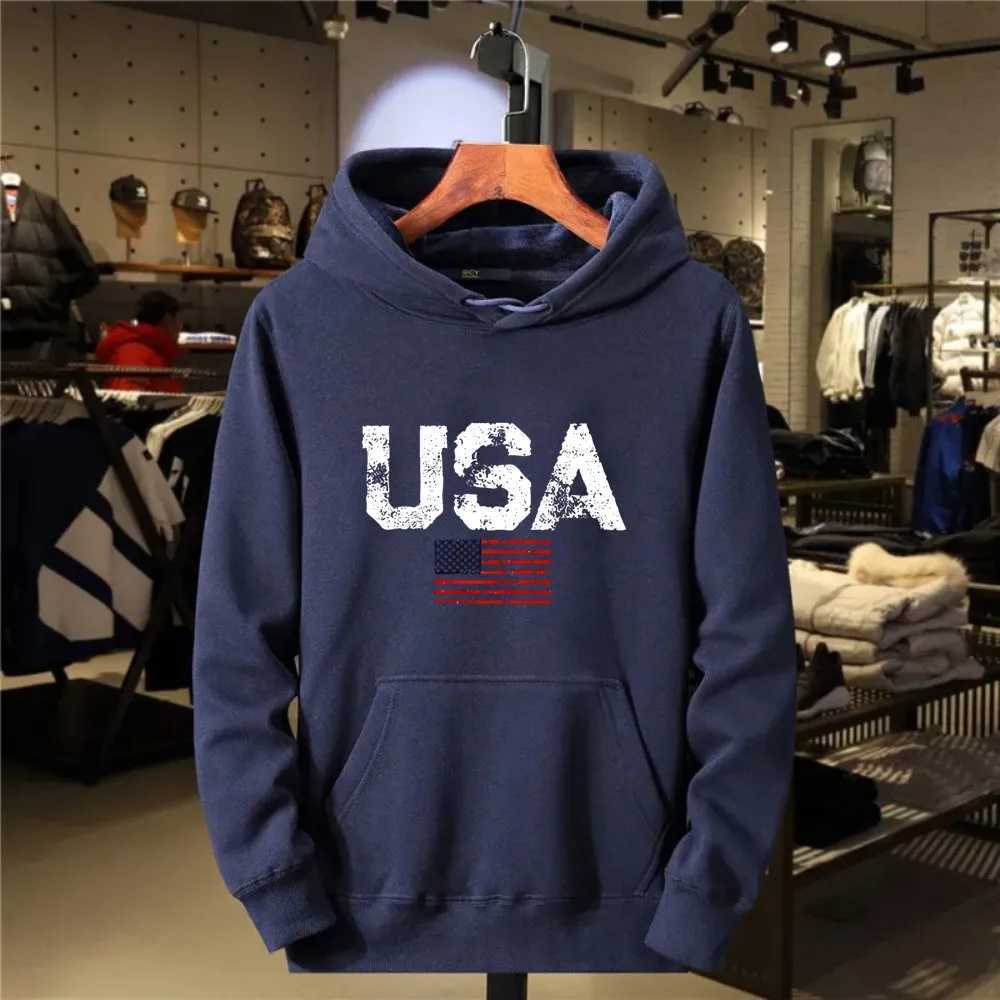 American Pearl Flag design Woody creative loose Woody casual streetwear comfortable mens and womens sweaters W250408