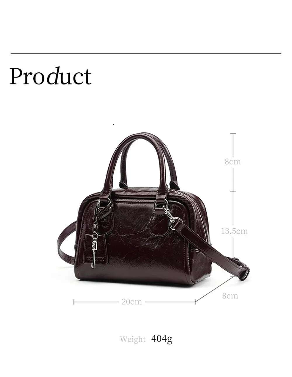 Original Brand Handbag Women Popular Shoulder Designer Boston Square Bag Lady Crossbody