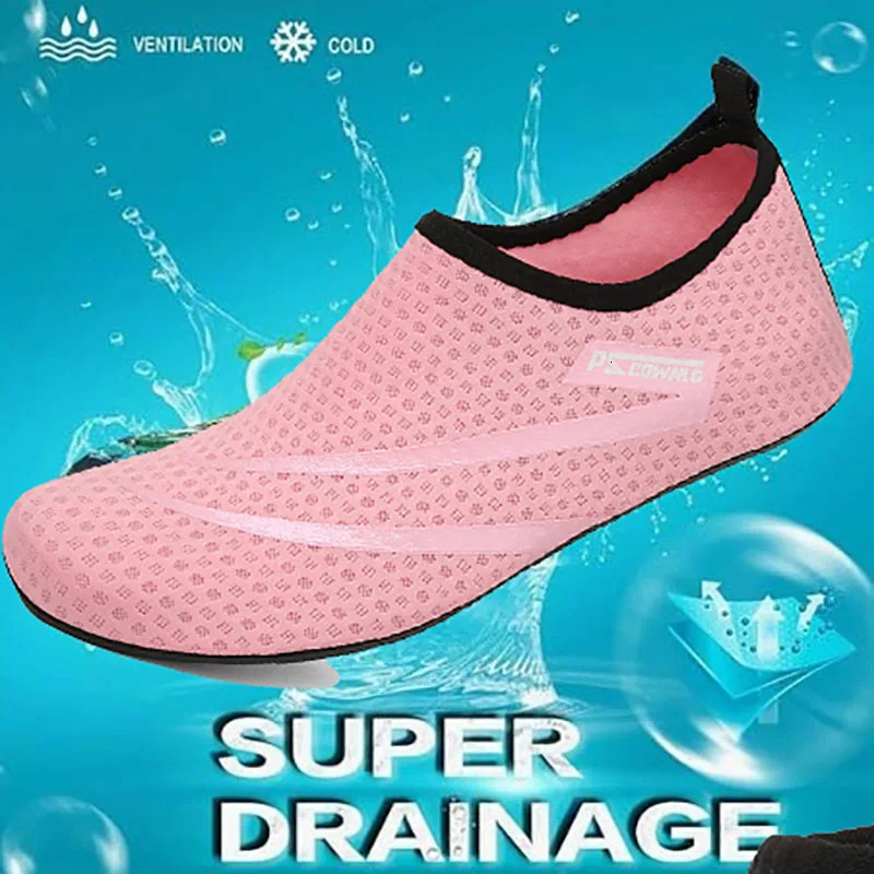 Water Sports Shoes Barefoot Quick-Dry Aqua Yoga Socks Slip-on for Men Women 250408
