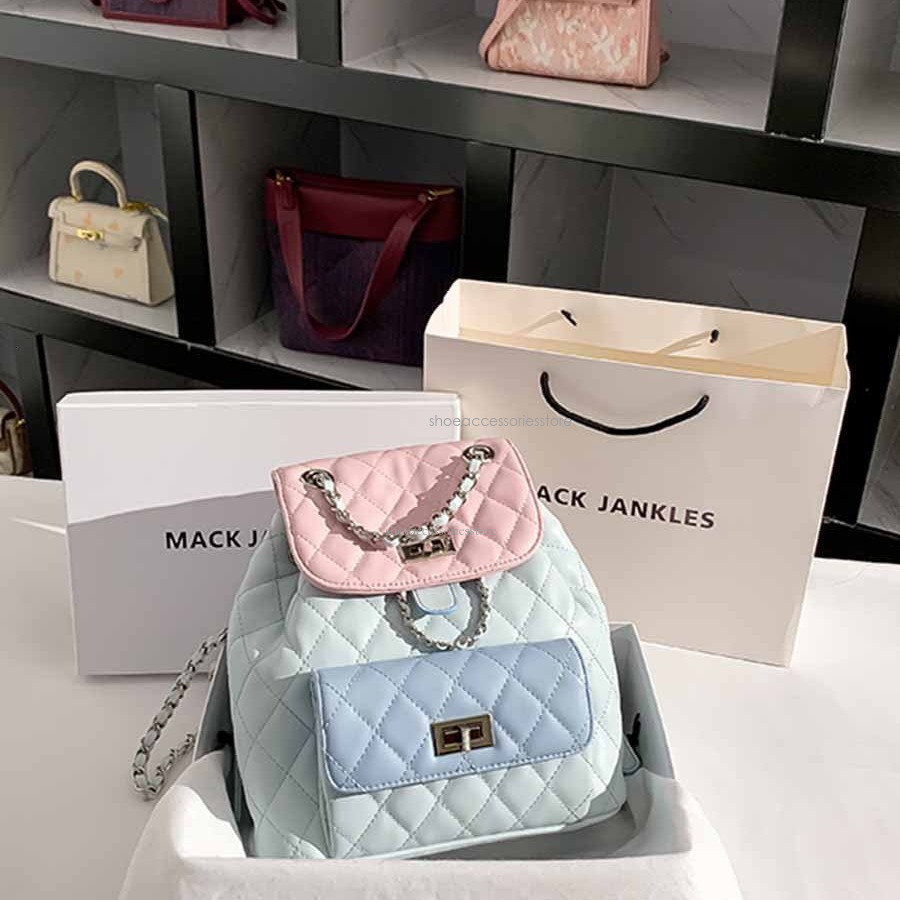 2025 Designer's New Women's Bag K JANKLE Premium Backpack with Small Fragrance Chain Fashion Trend Multi functional Women's Bag