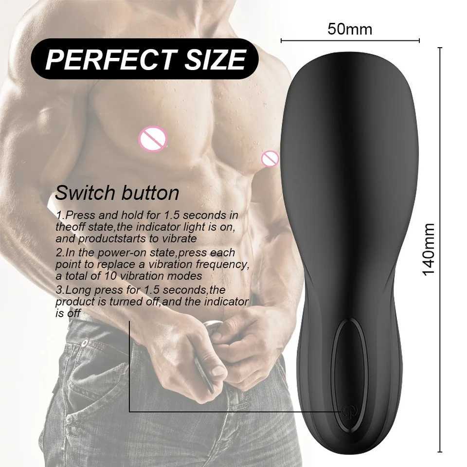 10 vibration mode male masseur penis delay training masseur oral orgasm Glans stimulator adult sex toyW250408