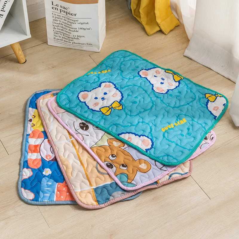 Anti slip pet mat dog mat sleep special cotton cat sleep mat comfortable and breathable carpet for summer pet products Y250407