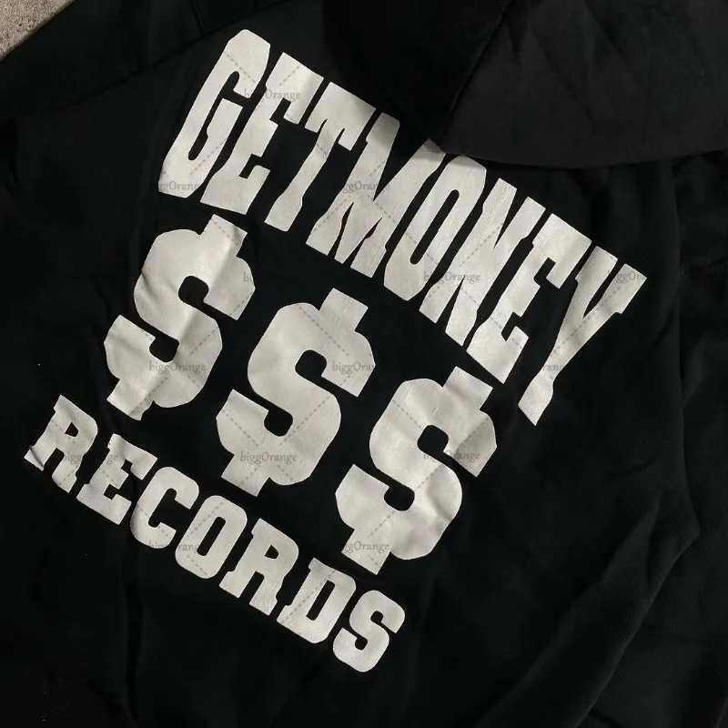 High Street Fashion Clothing Retro Letter Pattern Fashionable Loose Hoodie Men Street Hip-hop Casual Oversized Sweatshirt Women W250408