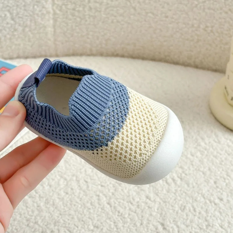 Summer Breathable Air Mesh Kids Sandals 1-4T Baby Unisex Casual Shoes Anti-slip Soft Sole First Walkers Infant Lightweight Shoes 250407