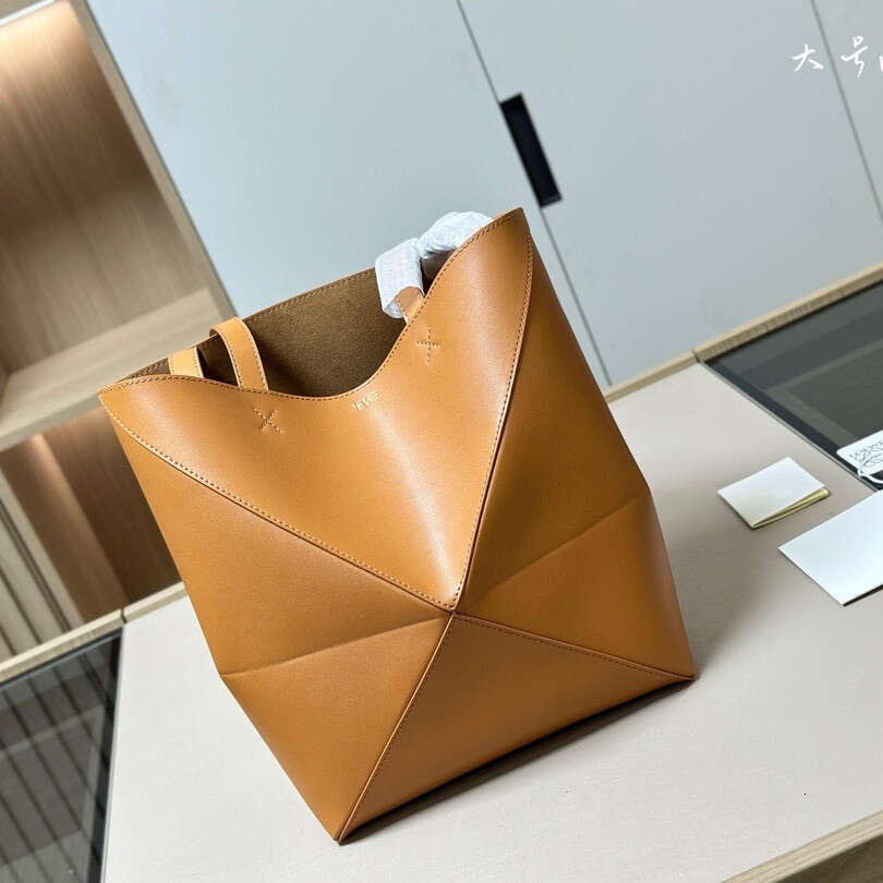2024 New Luojia Puzzlefold Variant Folding Geometry Handheld Crossbody Large Capacity Tote Women's Bag
