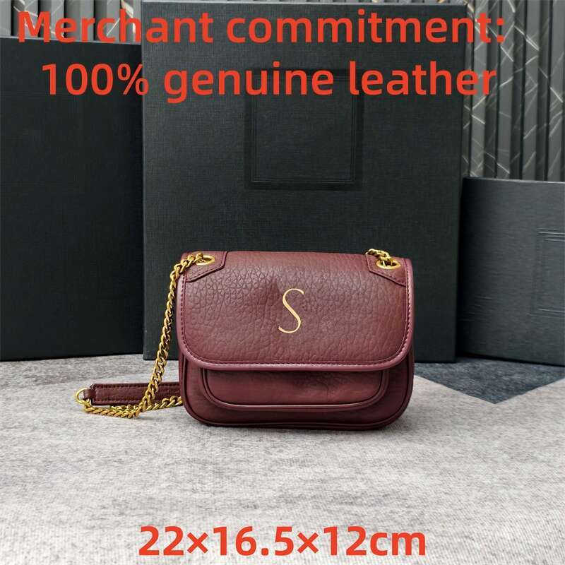 Top quality crossbody Designer bags tote Luxury handbags genuine leather niki bag Womens mens chain Shoulder Bag classic flap Messenger bag fashion