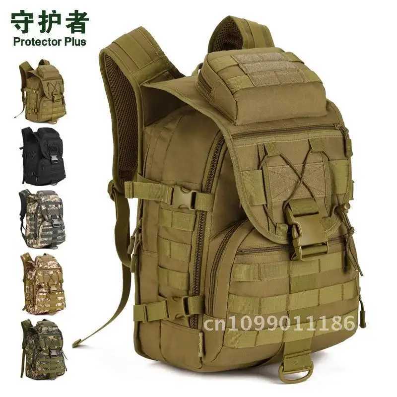 Outdoor Mountaineering Bag S413 40L X7 Swordfish Tactical Backpack Protector Plus Travel Camping Hiking BackpackC250407