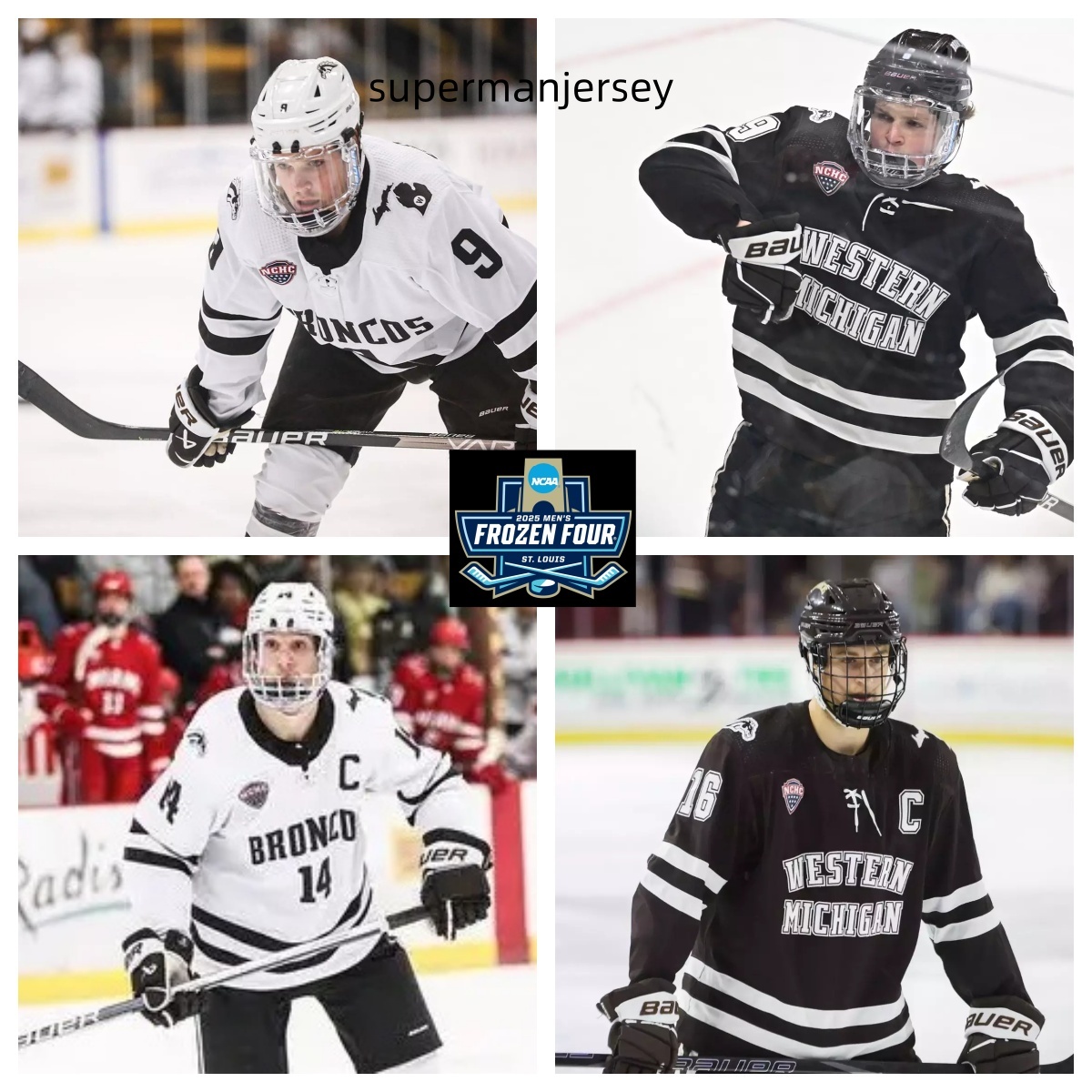 2025 WMU Hockey Jersey MEN Sjolund Michaels Rowe Slukynsky Lemyre Humphrey Somoza Costantini Szydlowski Valente Hakkarainen Kusler Bump Knuble