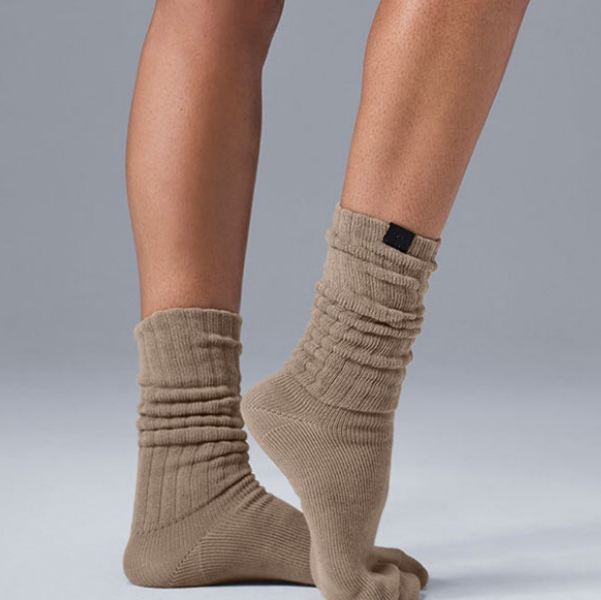 Pilates stockings non-slip yoga socks cotton women's mid-tube piles plus thick terry Pilates yoga socks fashion gym yoga body mechanics socks