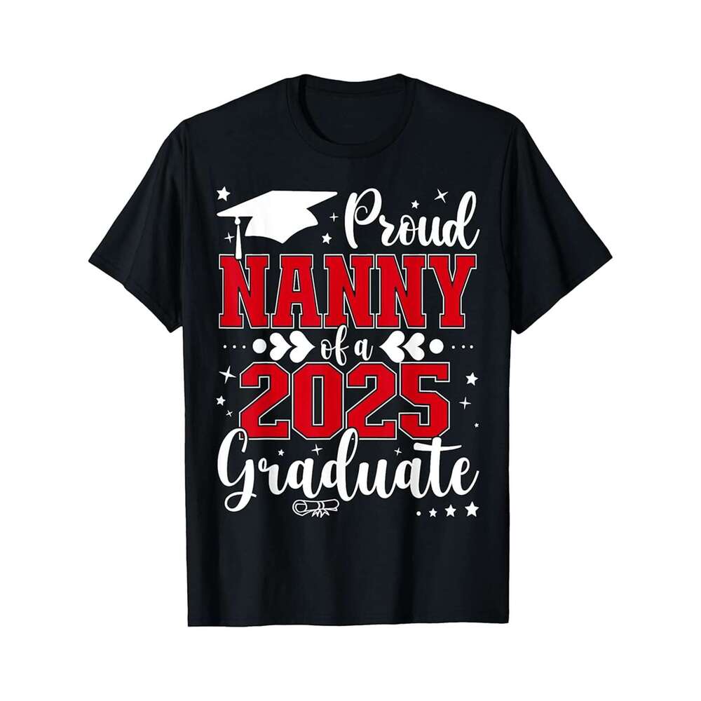 Designer T shirt Proud Myself Of A 2025 High School Graduate Graduation - 220g Tshits