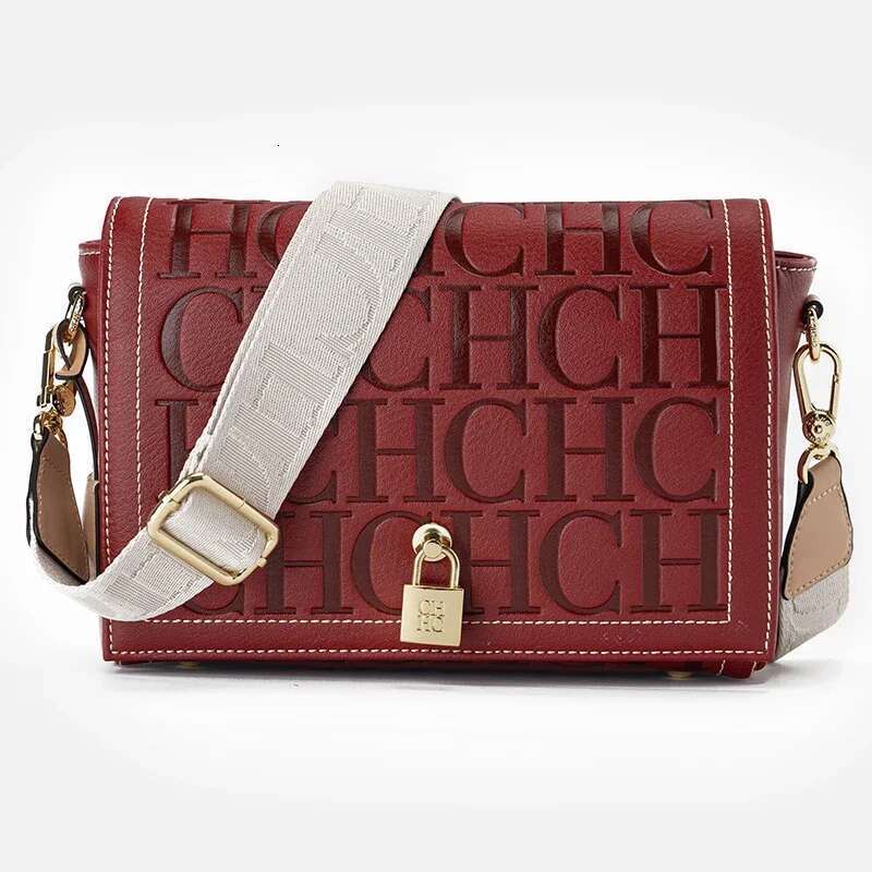 CH High Quality Brand Trend Fashion Elegant Classic Style Ladies Niche Design Crossbody Bag Letter Print