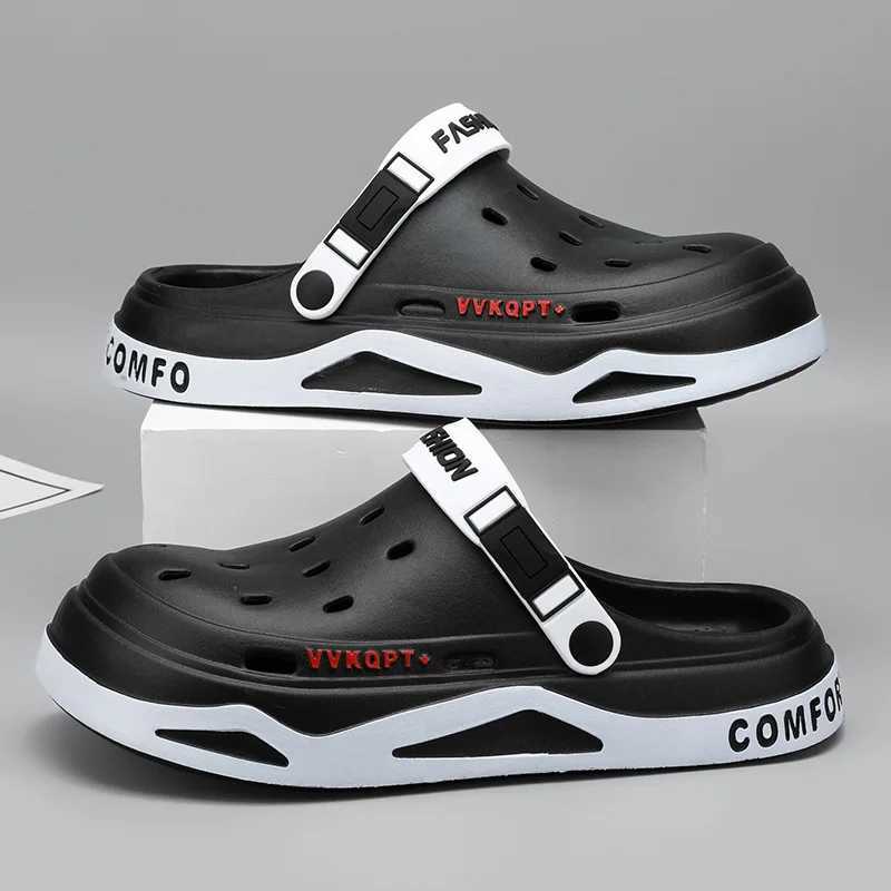 New Arrival Womens breathable sandals summer EVA garden curtain shoes outdoor hole beach slide comfortable home slide T250407