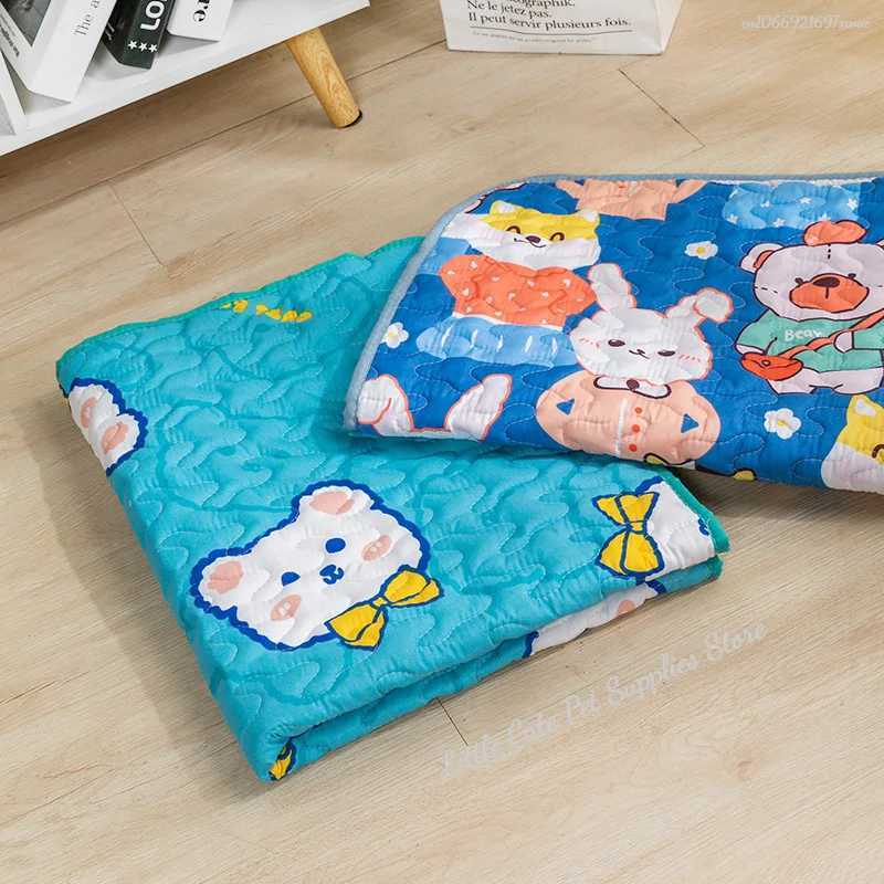 Non slip pet cotton pad washable pad dog pad cat blanket sofa breathable pet dog bed Y250407
