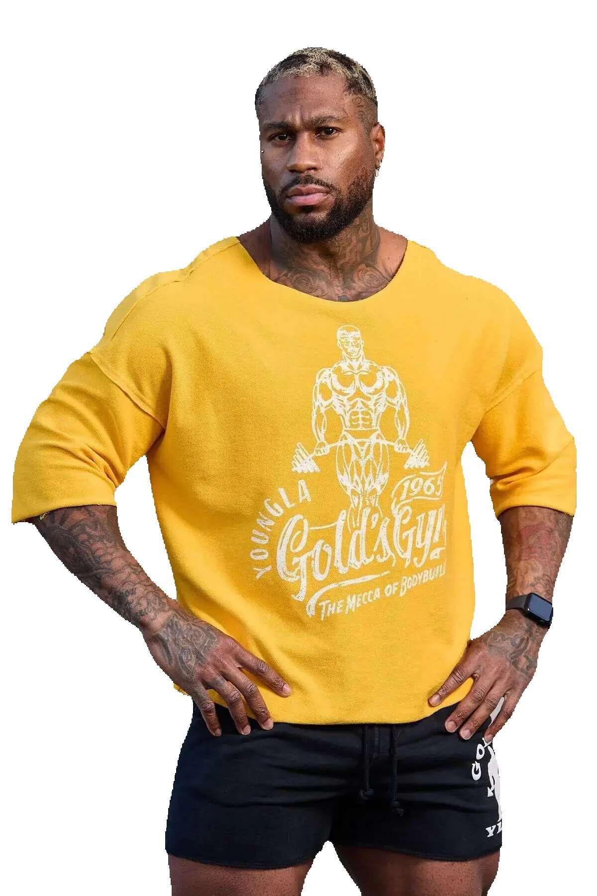 Summer new men's T-shirt sportswear Fierss cotton loose sleeves fashionable casual top