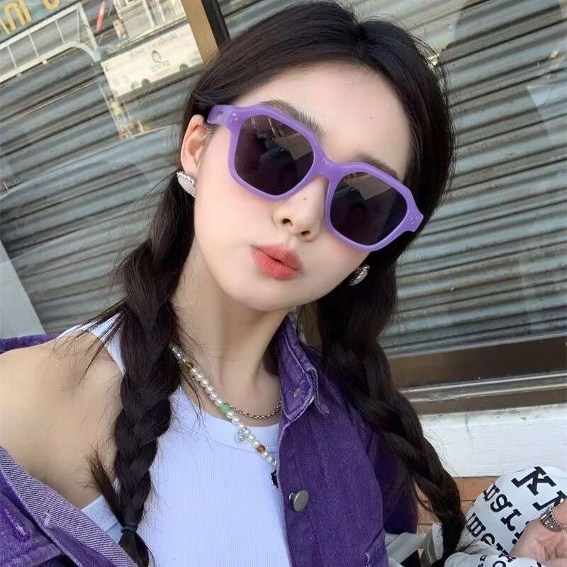 Aodun Latest Fashion Designer Small Fresh Polygonal Advanced Charm Women's Sunglasses