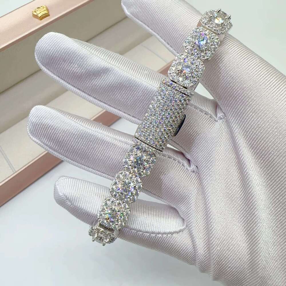 Sier Cuban Chain Silica Jewelry Hip Hop Necklace Accessories for Women and Men