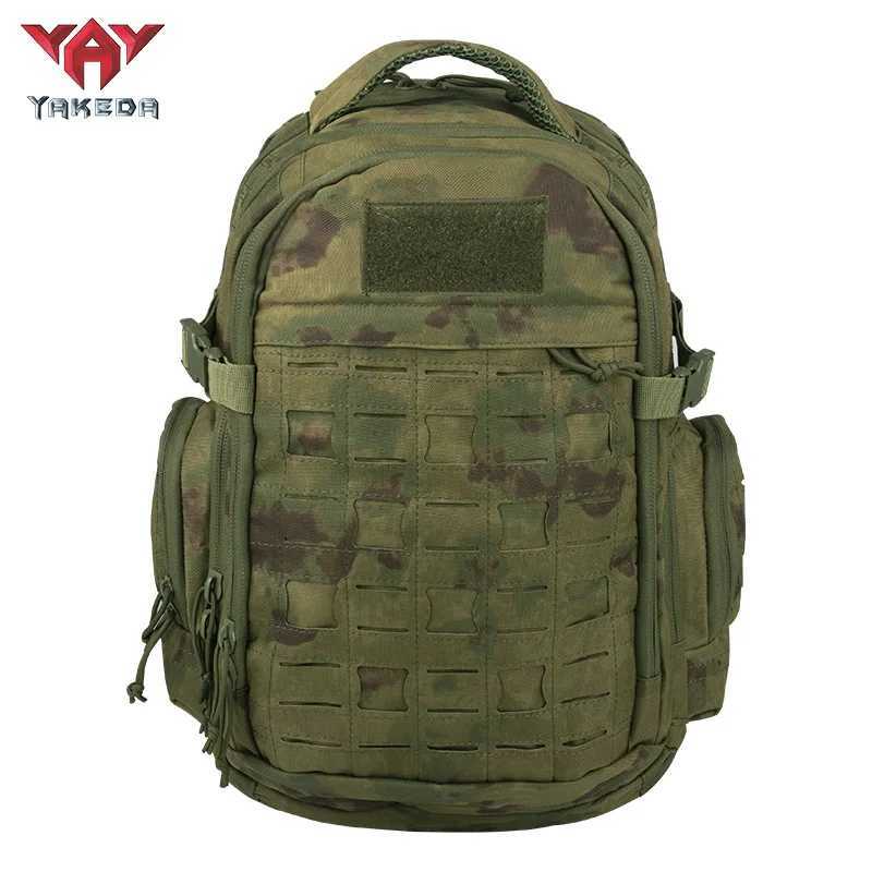 YAKEDA Brand Tactical Backpack Camouflage Sports Outdoor Bag Men Women Large Capacity Travel Supplies Mountaineering Bag CampC250407