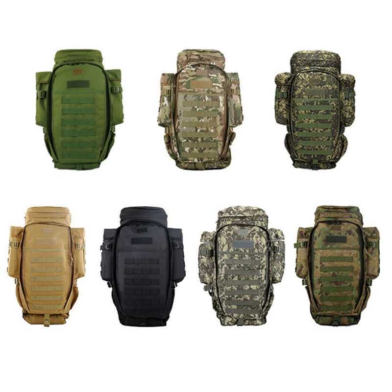 NEW 70L Tactical Backpack High Capacity for Men Outdoor Hiking Bag Sports Attack Hunting Camping Rucksack BagC250407