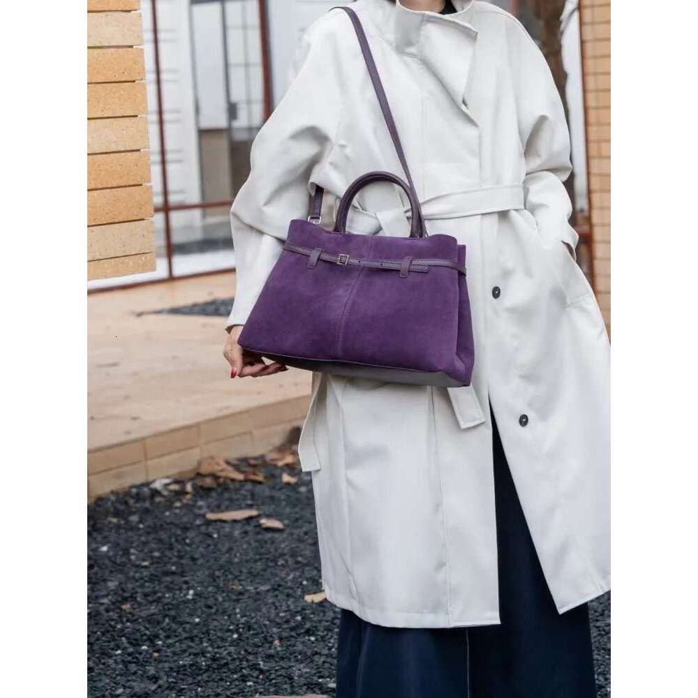 Women's Bags Women's Bags Office Ladies Autumn Winter Cow Suede Leather Work Totes Handbag Strap Crossbody Bags Fashion Women Satchels Sg Sh