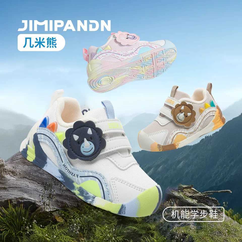 JIMIPANDA Childrens Sports Shoes 2025 Spring Boys and Girls Breathable Mesh Soft Bottom Outdoor Anti slip Childrens Sports Shoes W250407