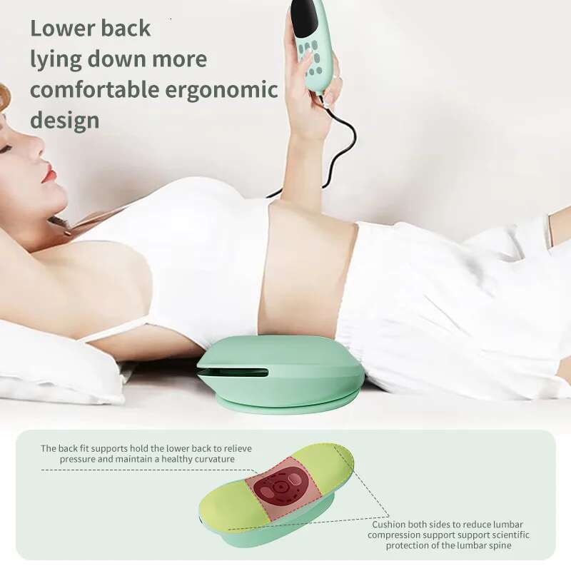 Electric Lumbar Traction Massager with Heat Function & Adjustable Intensity,Electric Iatable Back Stretcher Device