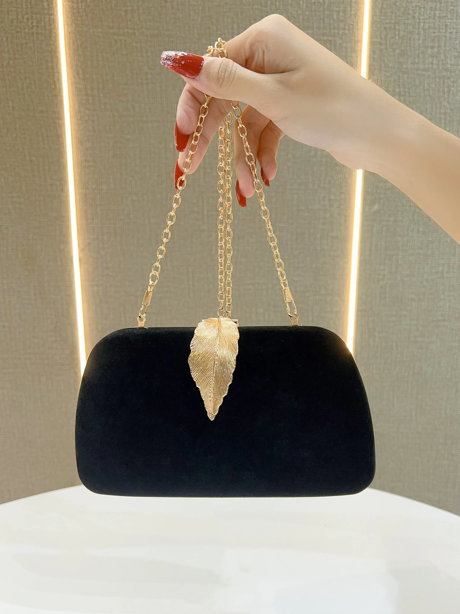 Womens evening clutch fashion formal dinner handbag bridesmaid wedding clutch shoulder chain bag cocktail party wallet 250402