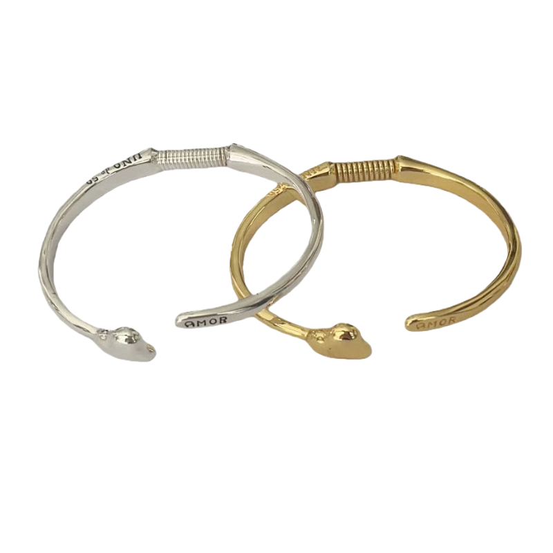 2025 popular UNO heart opening bracelet for both men and women, light luxury, niche design, Valentine's Day gift, daily matching, fashion trend