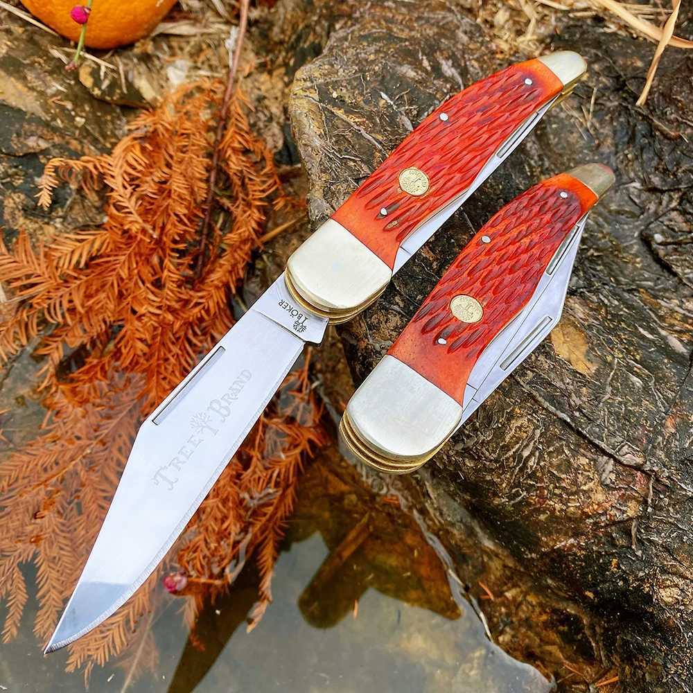 Watchman Knife Large Bone Slide Joint Multi Blade Folding Pocket Knife Classic High Quality X250408