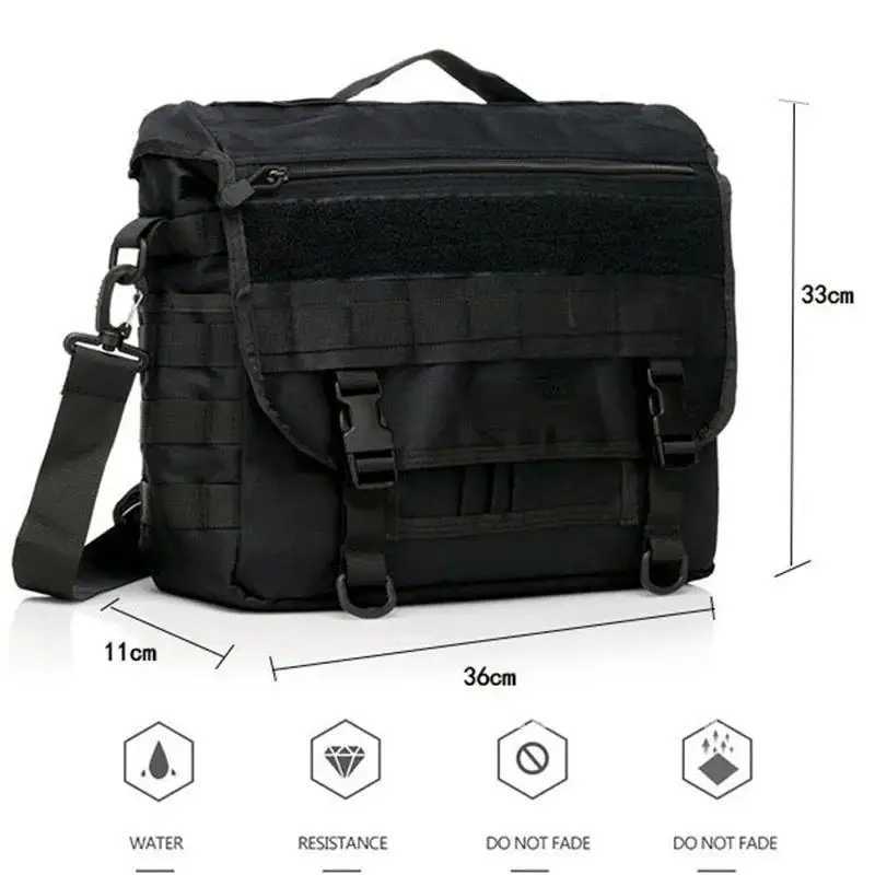 Russian Camo Tactical Bag Men Nylon Laptop Messenger Molle Briefcase Outdoor Hiking Shoulder Climbing Backpacks HandbagsC250407