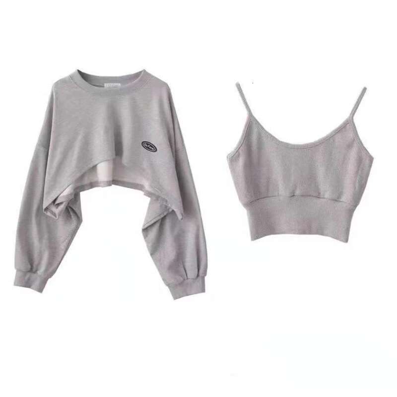 New Women Solid Color O-Neck Long Sleeve Hoodie Sweatshirt Fashion Ladies Streetwear Slouch Pullover Jumper Tops