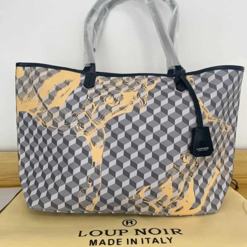LOUP NOIR New Tote Bag for Women Famous Brands Bag Large Capacity Shoulder Women Bags LOUP NOIR Bag High Quality Casual TotesC250408