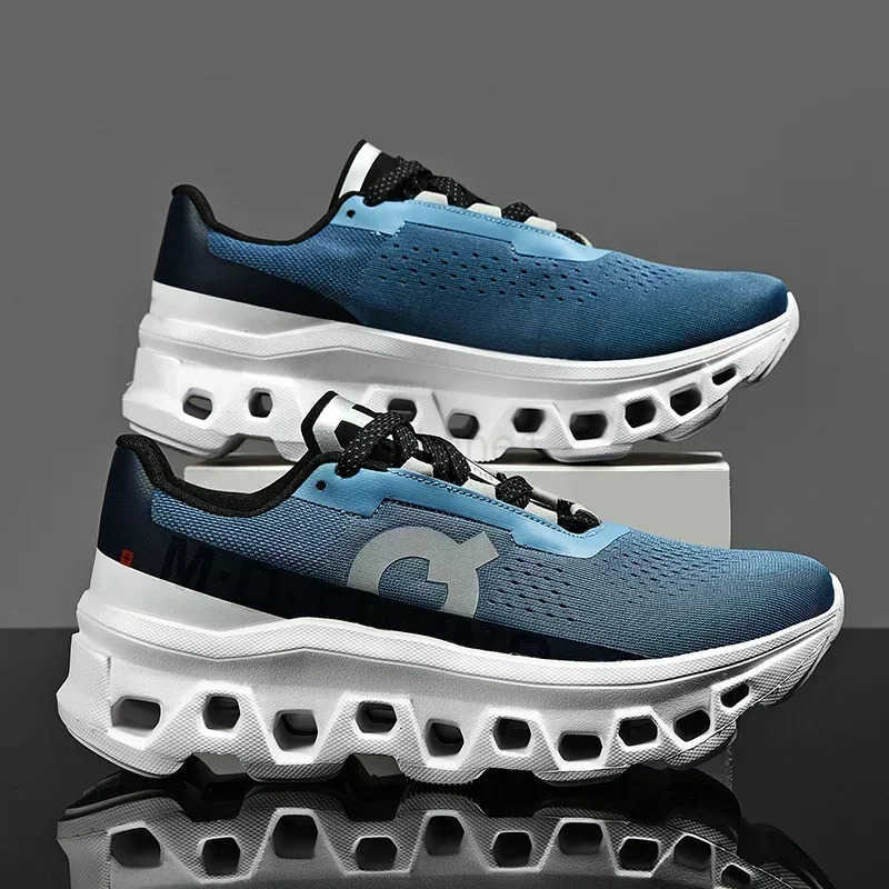 Mens and wens speed marathon shoes shock-absorbing elastic soft-soled sports shoes running shoes Z250408