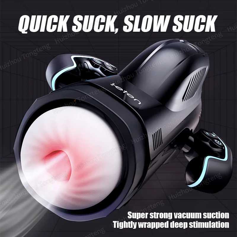 New Leten Automatic Remote Heat Absorption Intelligent Male Masturbation Cup Sex ToyW250408
