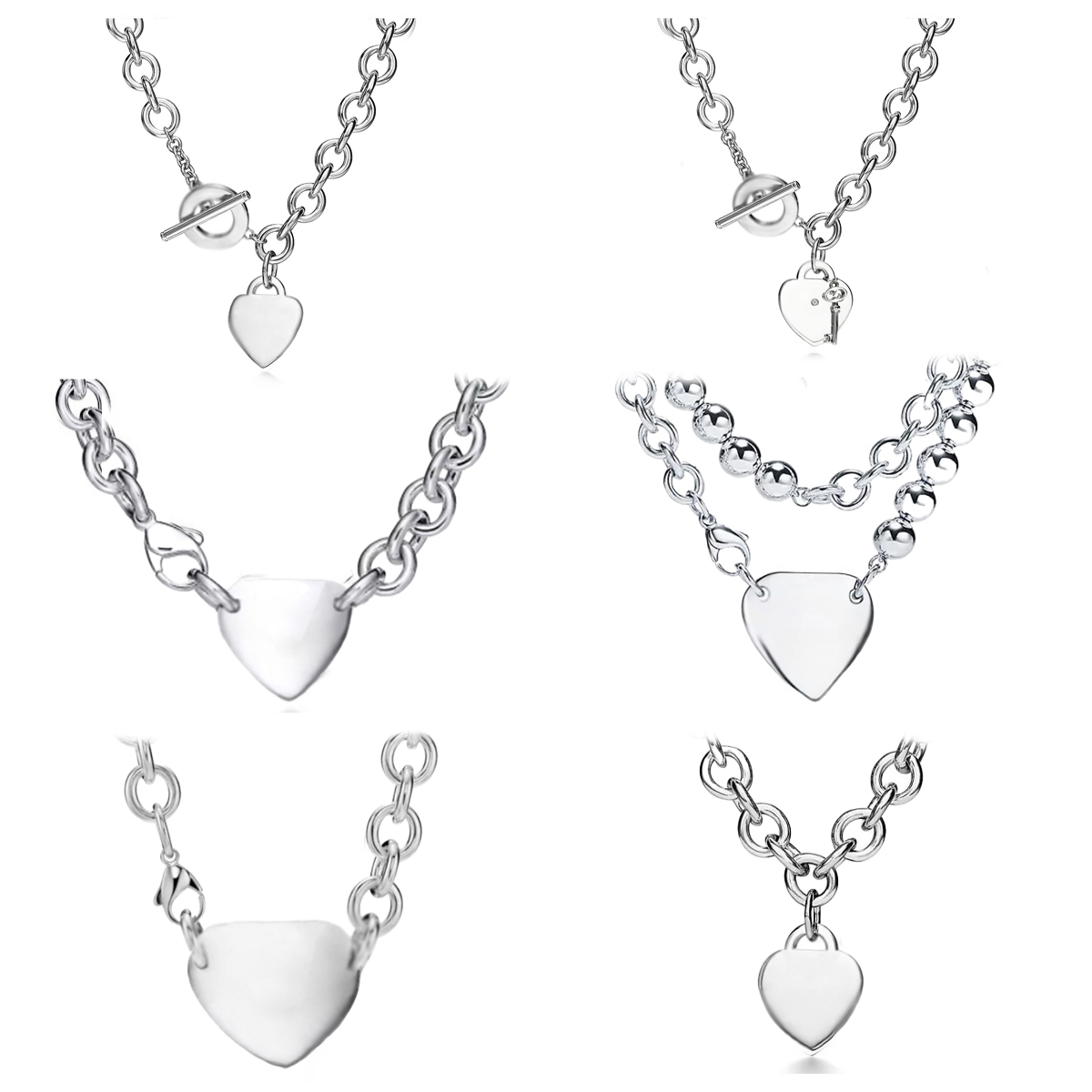 necklace designer luxury jewelry designer charm necklace Luxury Necklaces For Women Diamonds Metal Chain Thin Pendant Necklaces womens couples bracelet